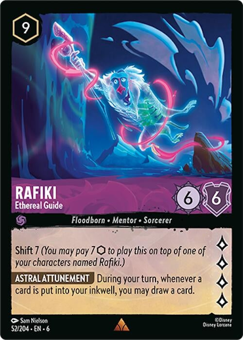 Image for Rafiki - Ethereal Guide (52/204) (Azurite Sea) (6) - Disney Lorcana
