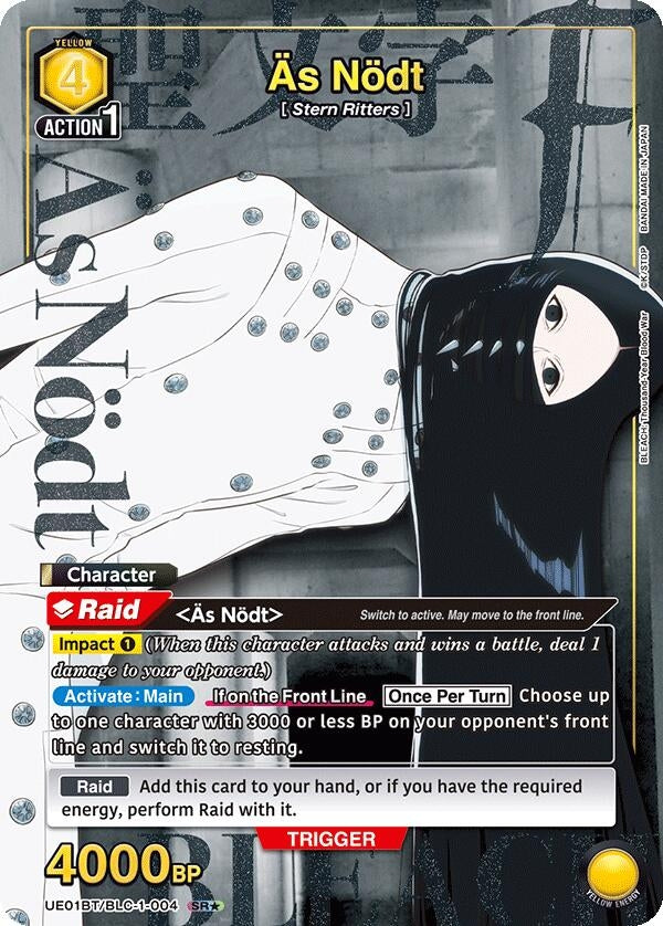 Image for As Nodt (004) (SR*) (UE01BT/BLC-1-004) (UE01BT: BLEACH: Thousand-Year Blood War) (UE01BT) - Union Arena