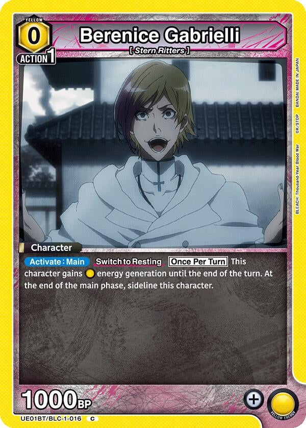 Image for Berenice Gabrielli (UE01BT/BLC-1-016) (UE01BT: BLEACH: Thousand-Year Blood War) (UE01BT) - Union Arena