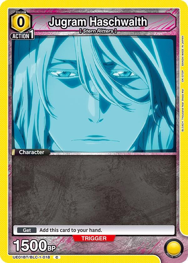 Image for Jugram Haschwalth (018) (UE01BT/BLC-1-018) (UE01BT: BLEACH: Thousand-Year Blood War) (UE01BT) - Union Arena