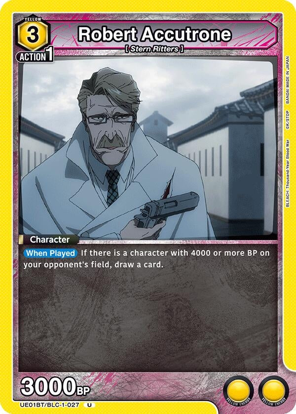 Image for Robert Accutrone (UE01BT/BLC-1-027) (UE01BT: BLEACH: Thousand-Year Blood War) (UE01BT) - Union Arena