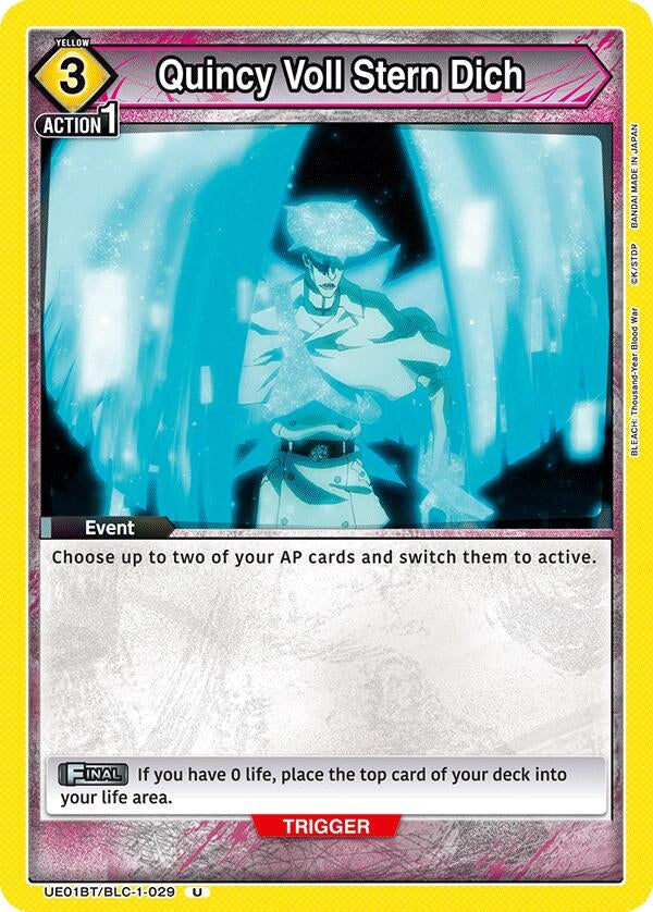 Image for Quincy Voll Stern Dich (UE01BT/BLC-1-029) (UE01BT: BLEACH: Thousand-Year Blood War) (UE01BT) - Union Arena
