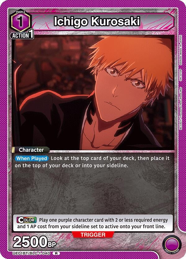 Image for Ichigo Kurosaki (040) (UE01BT/BLC-1-040) (UE01BT: BLEACH: Thousand-Year Blood War) (UE01BT) - Union Arena