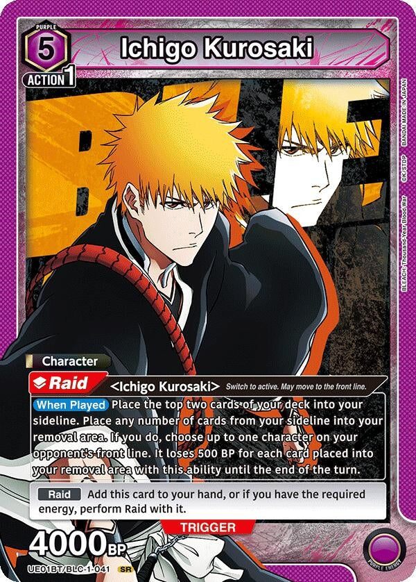 Ichigo Kurosaki (041) (UE01BT/BLC-1-041) (UE01BT: BLEACH: Thousand-Year Blood War)