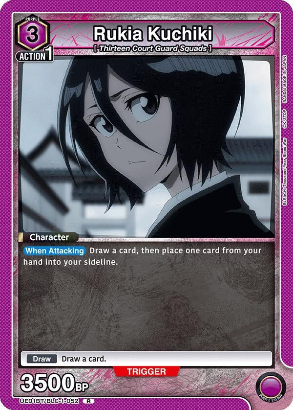 Image for Rukia Kuchiki (052) (UE01BT/BLC-1-052) (UE01BT: BLEACH: Thousand-Year Blood War) (UE01BT) - Union Arena