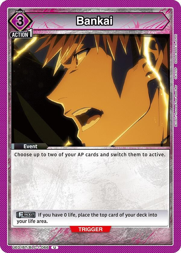Image for Bankai (066) (UE01BT/BLC-1-066) (UE01BT: BLEACH: Thousand-Year Blood War) (UE01BT) - Union Arena