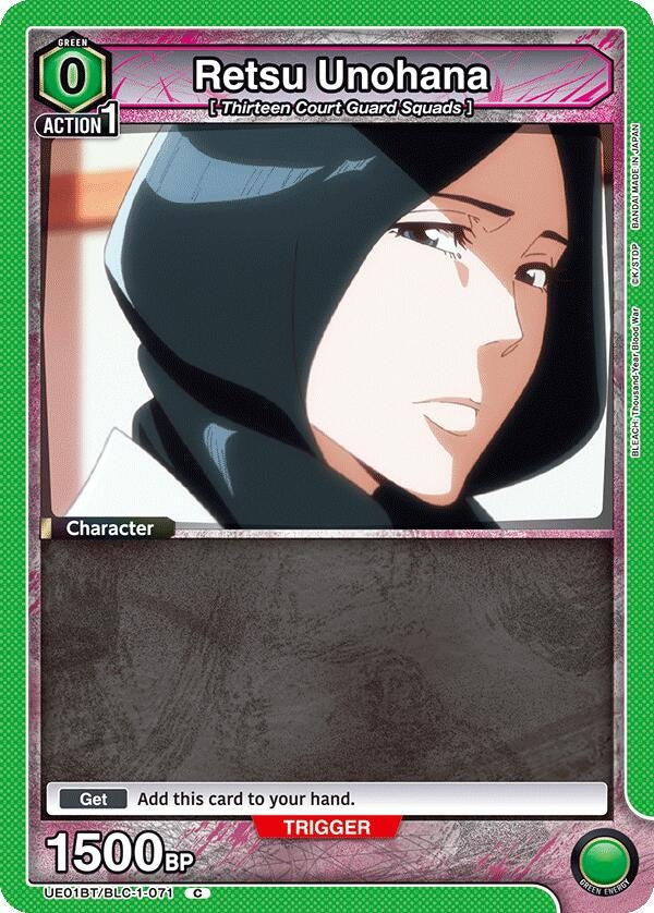 Image for Retsu Unohana (071) (UE01BT/BLC-1-071) (UE01BT: BLEACH: Thousand-Year Blood War) (UE01BT) - Union Arena