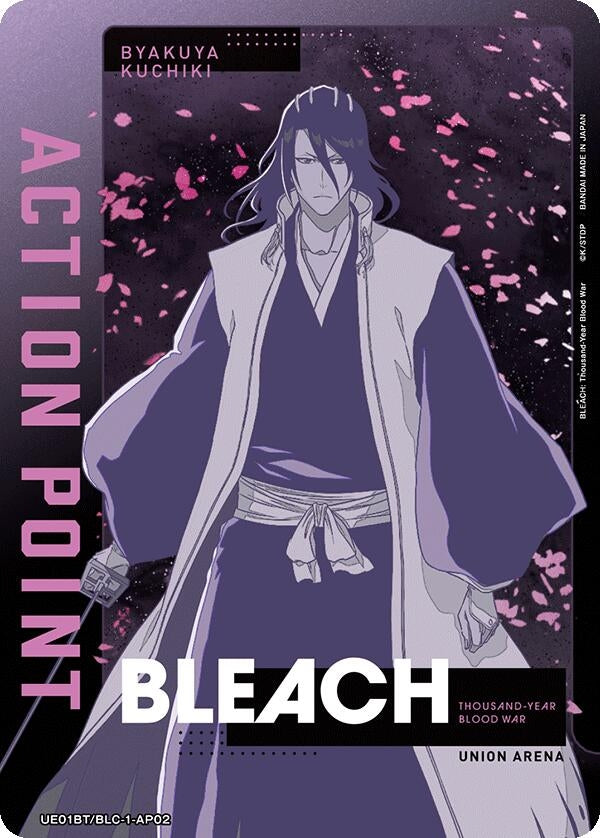 Image for Action Point Card (AP02) (Byakuya Kuchiki) (UE01BT/BLC-1-AP02) (UE01BT: BLEACH: Thousand-Year Blood War) (UE01BT) - Union Arena