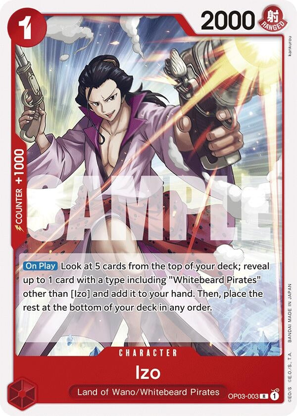 Image for Izo (OP03-003) (Starter Deck 15: RED Edward.Newgate) (ST-15) - One Piece Card Game
