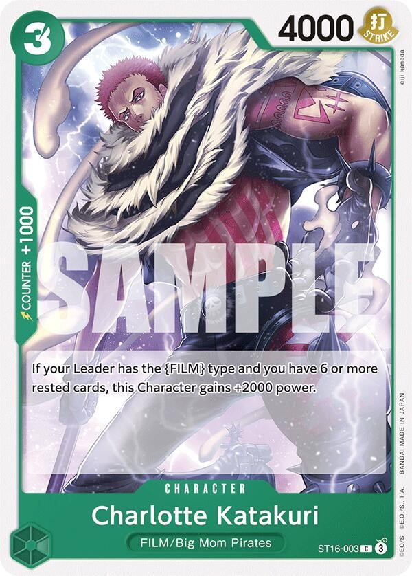 Image for Charlotte Katakuri (ST16-003) (Starter Deck 16: GREEN Uta) (ST-16) - One Piece Card Game