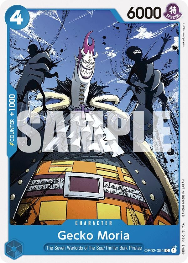 Image for Gecko Moria (OP02-054) (OP02-054) (Starter Deck 17: BLUE Donquixote Doflamingo) (ST-17) - One Piece Card Game
