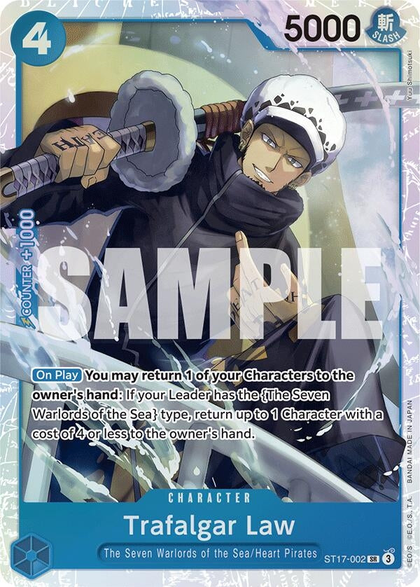 Image for Trafalgar Law (ST17-002) (ST17-002) (Starter Deck 17: BLUE Donquixote Doflamingo) (ST-17) - One Piece Card Game