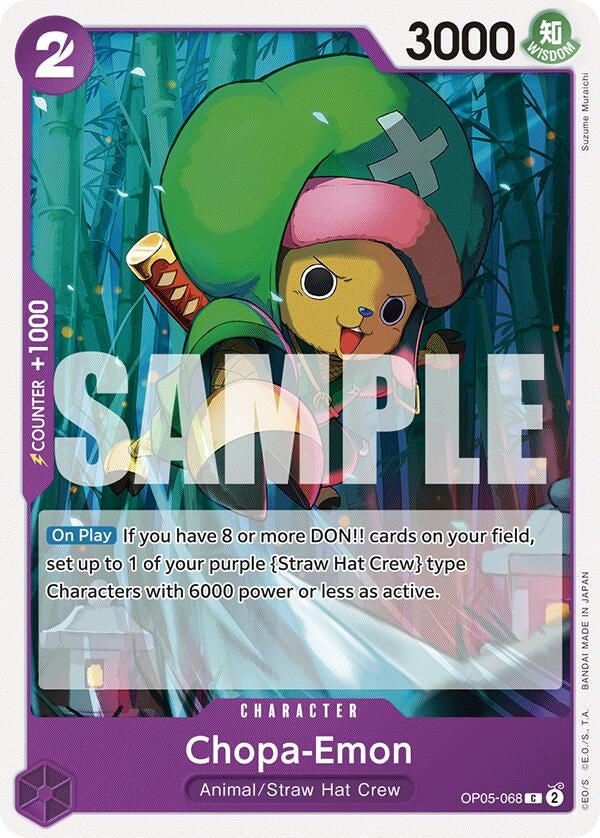 Image for Chopa-Emon (OP05-068) (Starter Deck 18: PURPLE Monkey.D.Luffy) (ST-18) - One Piece Card Game