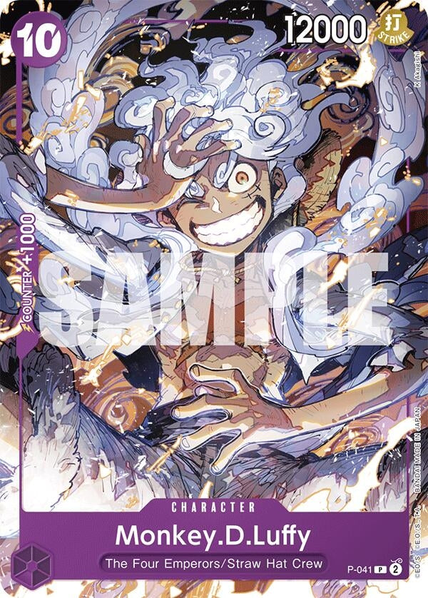 Image for Monkey.D.Luffy (P-041) (P-041) (Starter Deck 18: PURPLE Monkey.D.Luffy) (ST-18) - One Piece Card Game
