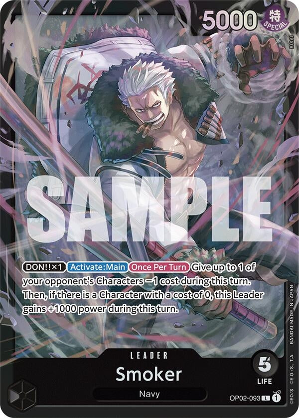 Image for Smoker (OP02-093) (OP02-093) (Starter Deck 19: BLACK Smoker) (ST-19) - One Piece Card Game