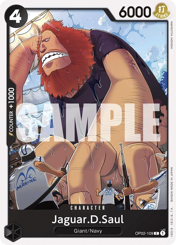 Image for Jaguar.D.Saul (OP02-109) (Starter Deck 19: BLACK Smoker) (ST-19) - One Piece Card Game