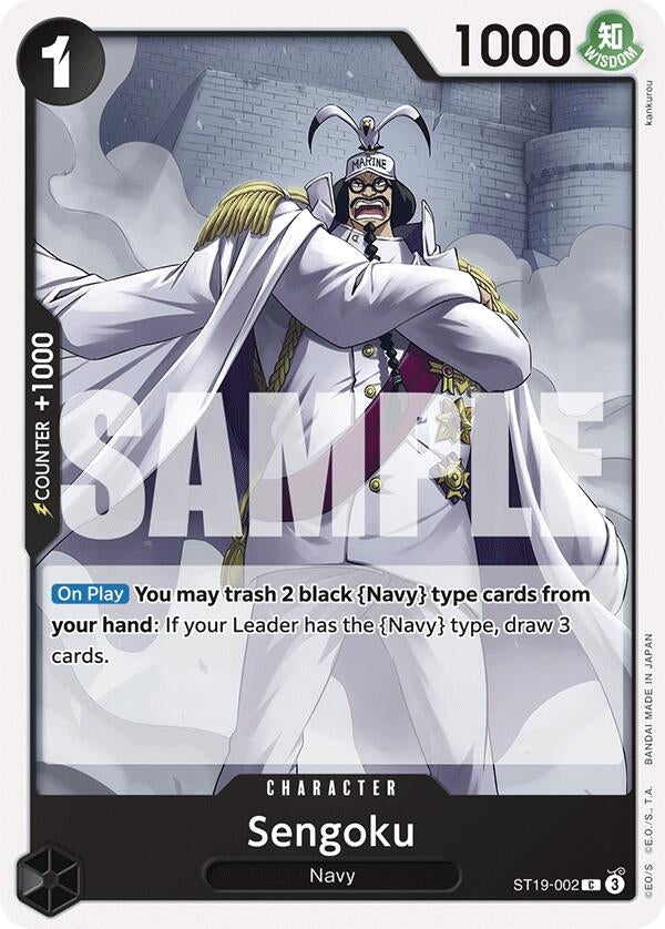 Image for Sengoku (ST19-002) (Starter Deck 19: BLACK Smoker) (ST-19) - One Piece Card Game