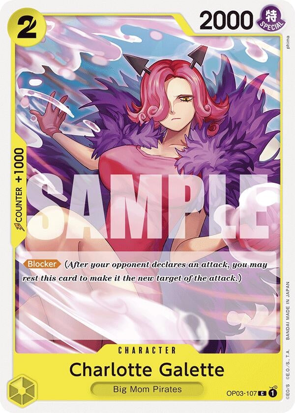 Image for Charlotte Galette (OP03-107) (Starter Deck 20: YELLOW Charlotte Katakuri) (ST-20) - One Piece Card Game