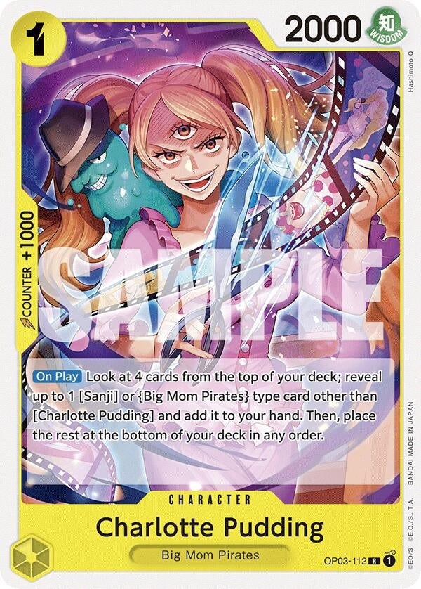 Image for Charlotte Pudding (OP03-112) (OP03-112) (Starter Deck 20: YELLOW Charlotte Katakuri) (ST-20) - One Piece Card Game