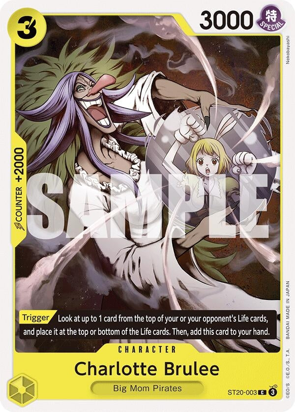 Image for Charlotte Brulee (ST20-003) (Starter Deck 20: YELLOW Charlotte Katakuri) (ST-20) - One Piece Card Game