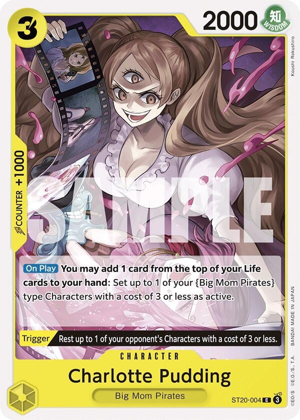 Image for Charlotte Pudding (ST20-004) (ST20-004) (Starter Deck 20: YELLOW Charlotte Katakuri) (ST-20) - One Piece Card Game