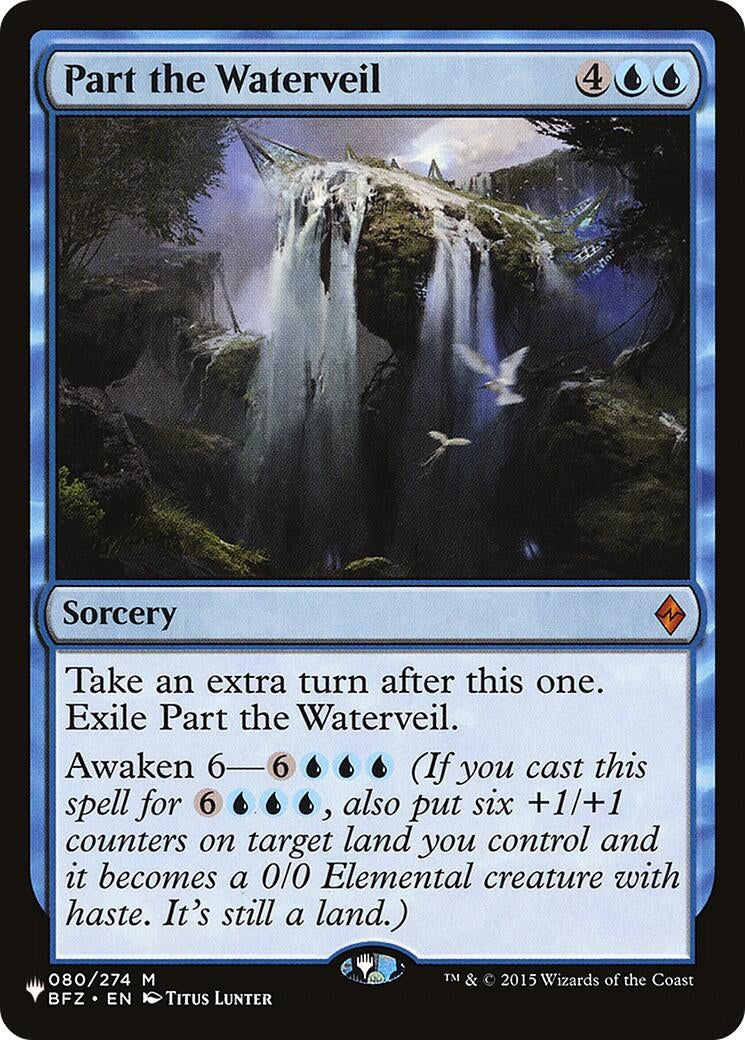 Part the Waterveil (080/274) (The List Reprints)