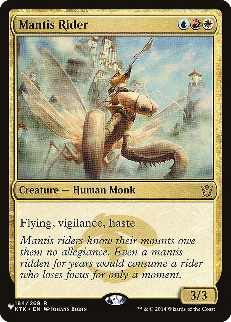 Mantis Rider (184/269) (The List Reprints)