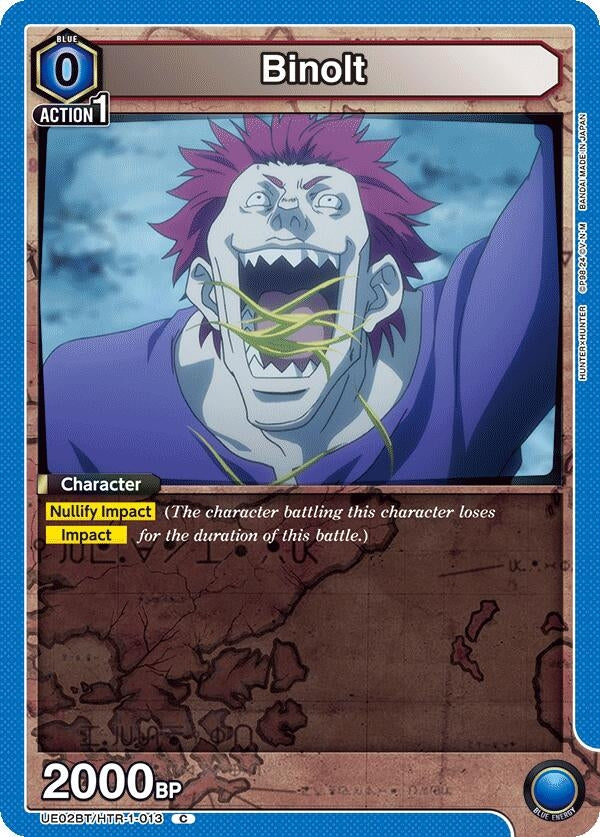 Image for Binolt (UE02BT/HTR-1-013) (UE02BT: HUNTER X HUNTER) (UE02BT) - Union Arena