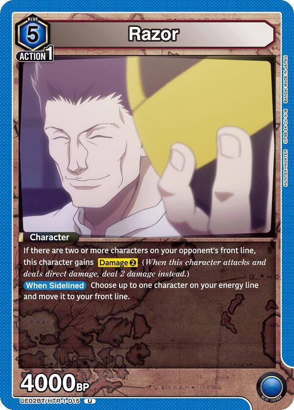 Image for Razor (015) (UE02BT/HTR-1-015) (UE02BT: HUNTER X HUNTER) (UE02BT) - Union Arena