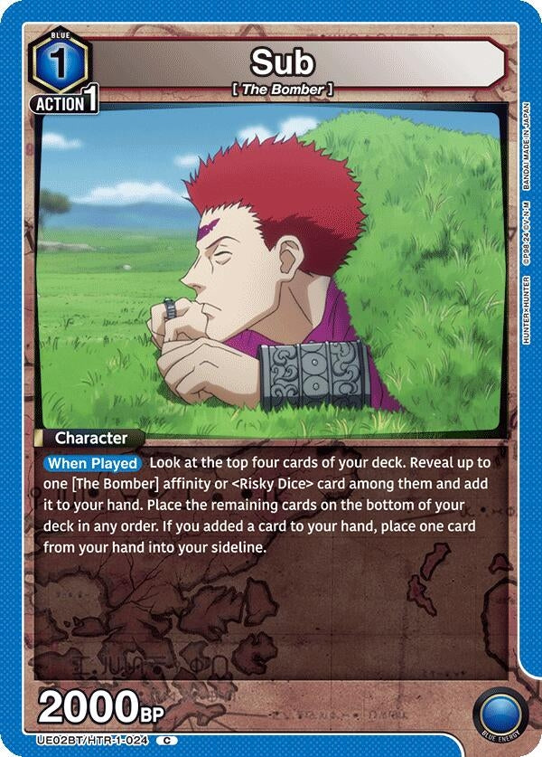 Image for Sub (UE02BT/HTR-1-024) (UE02BT: HUNTER X HUNTER) (UE02BT) - Union Arena