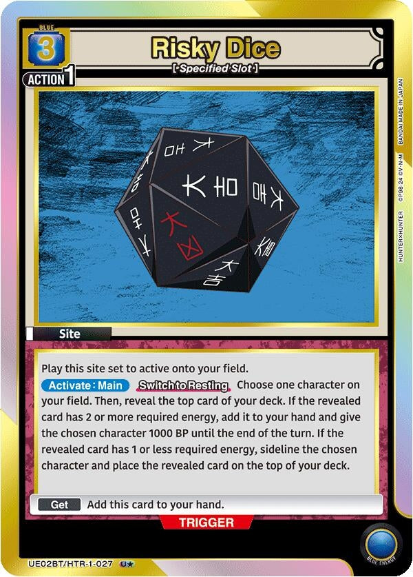 Image for Risky Dice (027) (U*) (UE02BT/HTR-1-027) (UE02BT: HUNTER X HUNTER) (UE02BT) - Union Arena