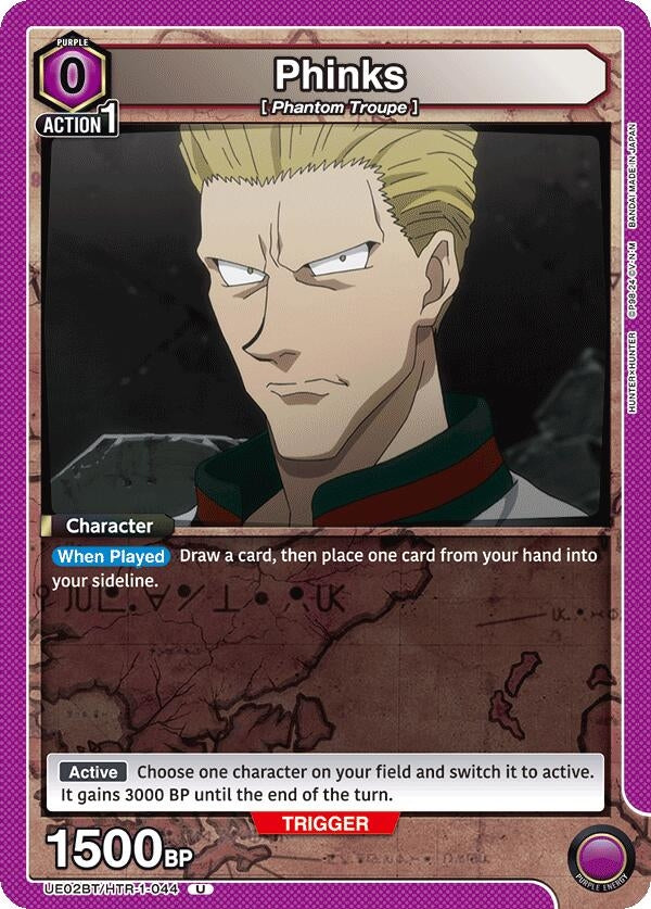 Image for Phinks (UE02BT/HTR-1-044) (UE02BT: HUNTER X HUNTER) (UE02BT) - Union Arena