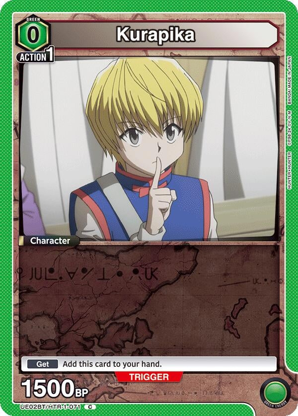 Image for Kurapika (071) (UE02BT/HTR-1-071) (UE02BT: HUNTER X HUNTER) (UE02BT) - Union Arena