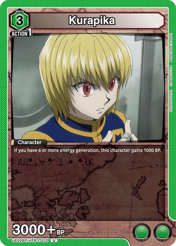 Image for Kurapika (072) (UE02BT/HTR-1-072) (UE02BT: HUNTER X HUNTER) (UE02BT) - Union Arena