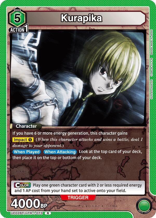 Image for Kurapika (073) (UE02BT/HTR-1-073) (UE02BT: HUNTER X HUNTER) (UE02BT) - Union Arena