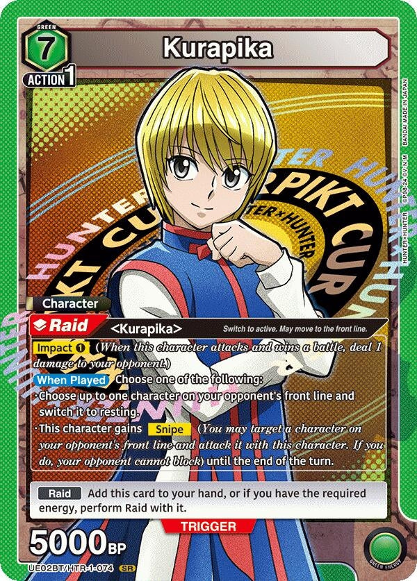 Image for Kurapika (074) (UE02BT/HTR-1-074) (UE02BT: HUNTER X HUNTER) (UE02BT) - Union Arena