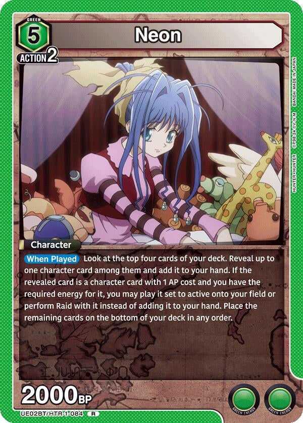 Image for Neon (UE02BT/HTR-1-084) (UE02BT: HUNTER X HUNTER) (UE02BT) - Union Arena