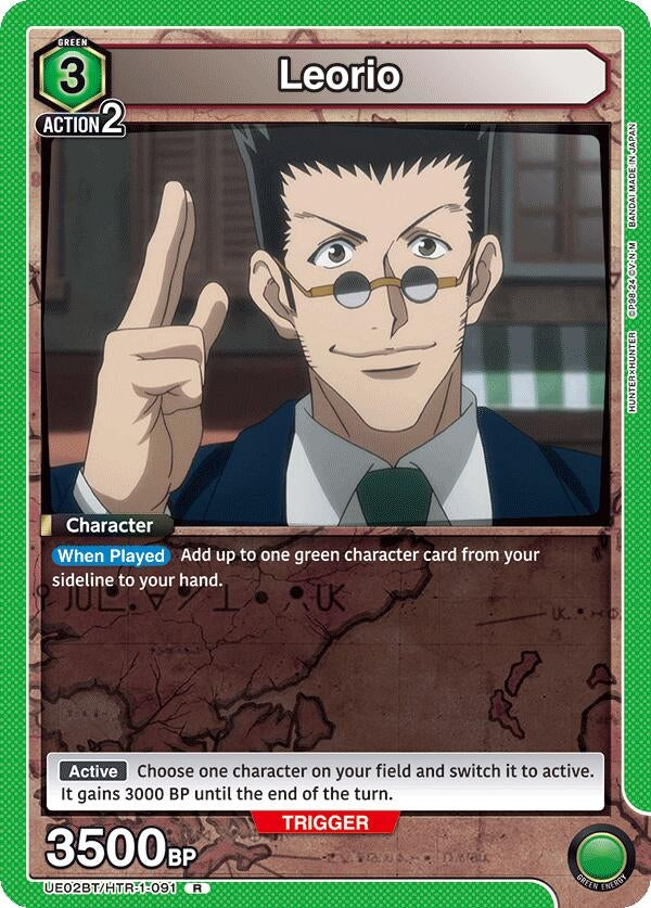 Image for Leorio (091) (UE02BT/HTR-1-091) (UE02BT: HUNTER X HUNTER) (UE02BT) - Union Arena