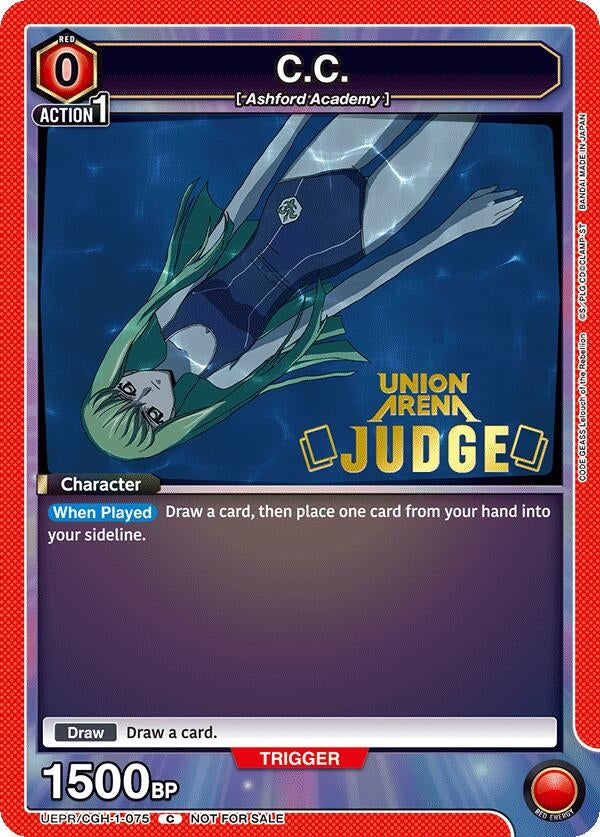Image for C.C. (Judge Pack) (UEPR/CGH-1-075) (Union Arena Promotion Cards) (UEPR) - Union Arena