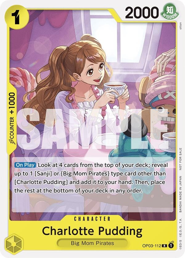 Image for Charlotte Pudding (Tournament Pack 2024 Oct.-Dec.) (OP03-112) (One Piece Promotion Cards) (OP-PR) - One Piece Card Game