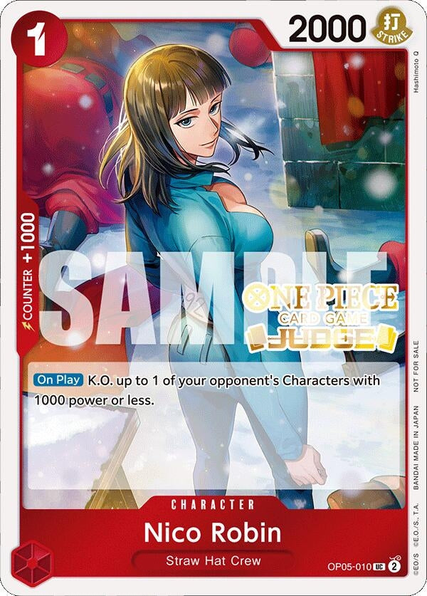 Image for Nico Robin (Judge Pack Vol. 4) (OP05-010) (One Piece Promotion Cards) (OP-PR) - One Piece Card Game