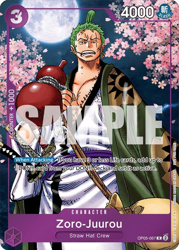 Image for Zoro-Juurou (Event Pack Vol. 5) (OP05-067) (One Piece Promotion Cards) (OP-PR) - One Piece Card Game