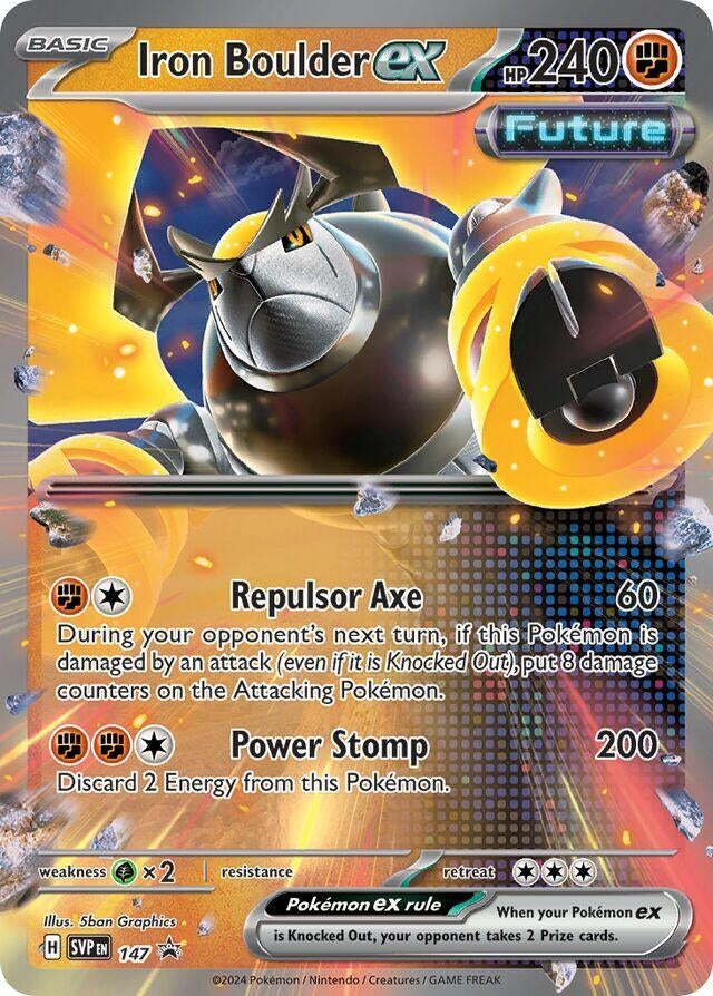 Image for Iron Boulder ex - 147 (147) (SV: Scarlet & Violet Promo Cards) (SVP) - Pokemon