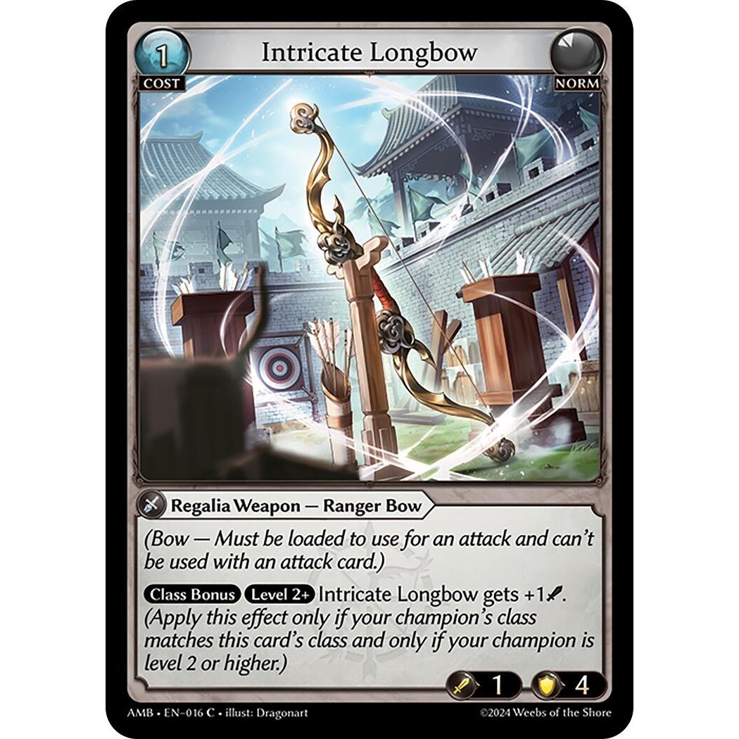 Image for Intricate Longbow (016) (Mortal Ambition) - Grand Archive TCG