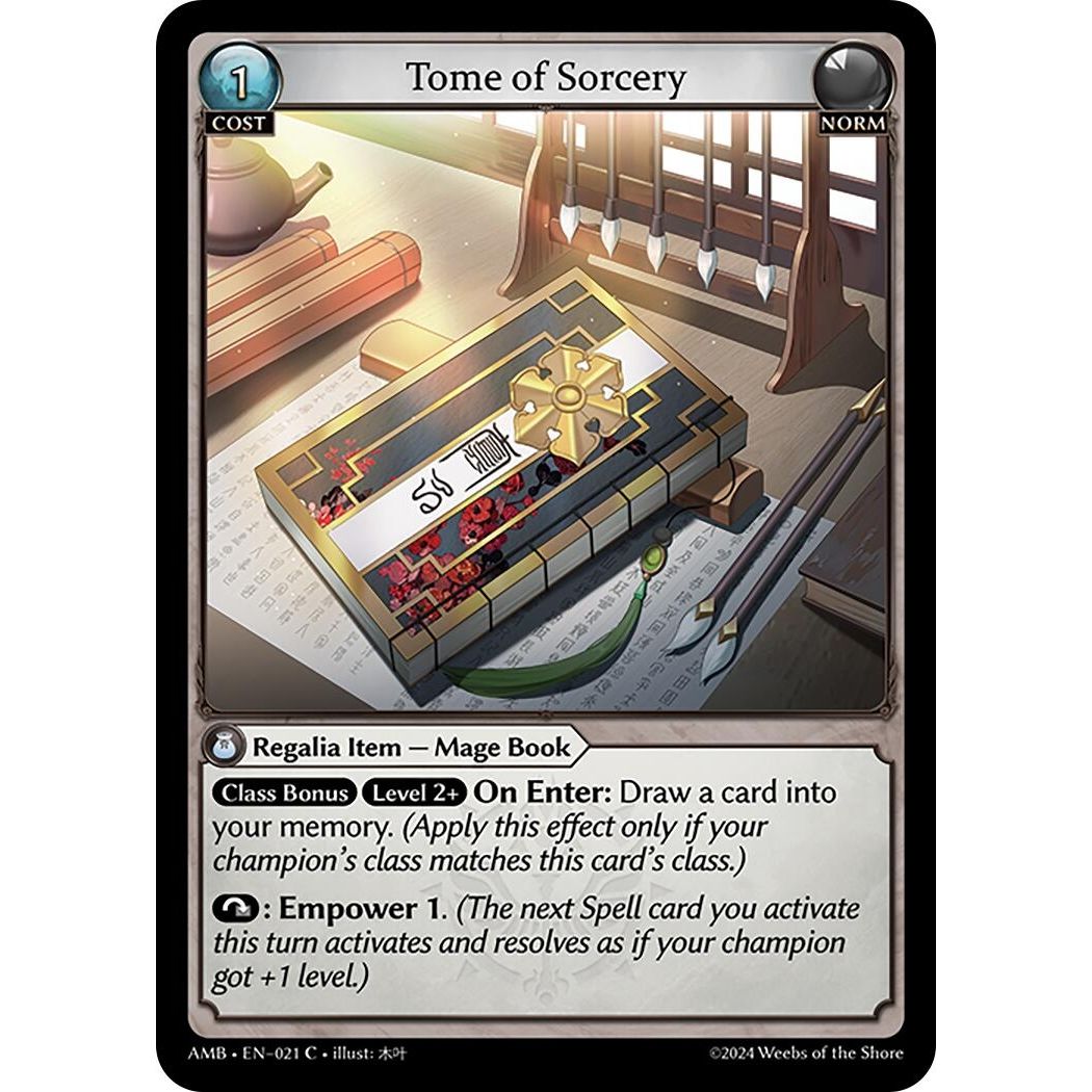 Image for Tome of Sorcery (021) (Mortal Ambition) - Grand Archive TCG