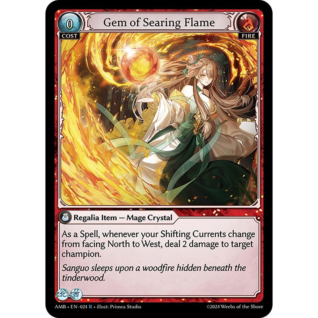 Image for Gem of Searing Flame (024) (Mortal Ambition) - Grand Archive TCG