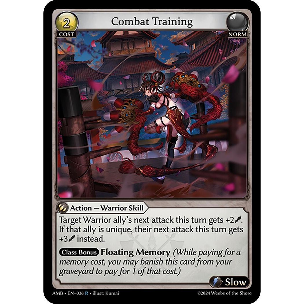 Image for Combat Training (036) (Mortal Ambition) - Grand Archive TCG