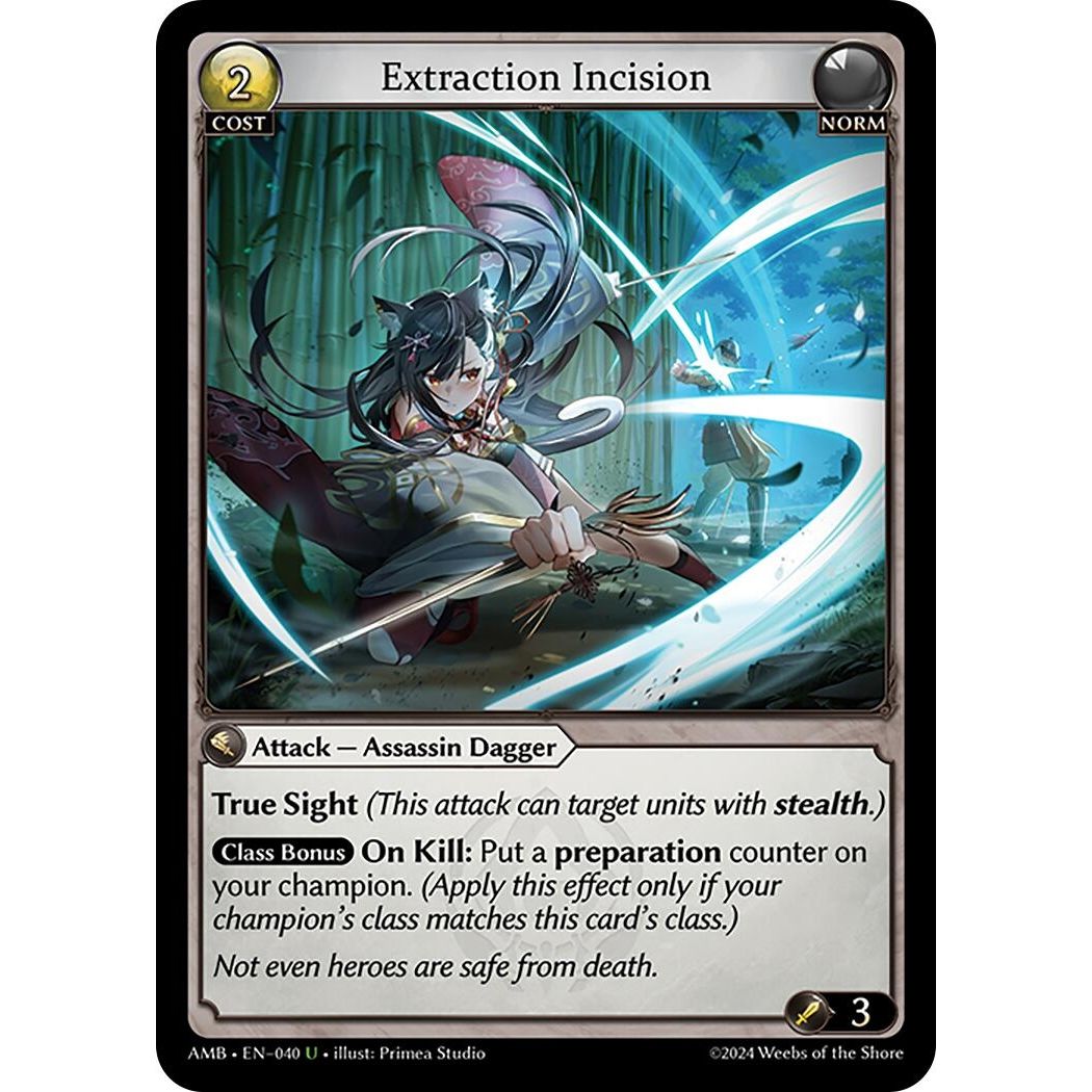Image for Extraction Incision (040) (Mortal Ambition) - Grand Archive TCG