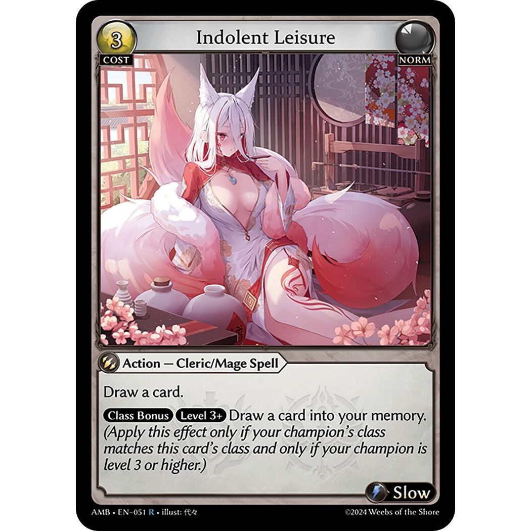 Image for Indolent Leisure (051) (Mortal Ambition) - Grand Archive TCG