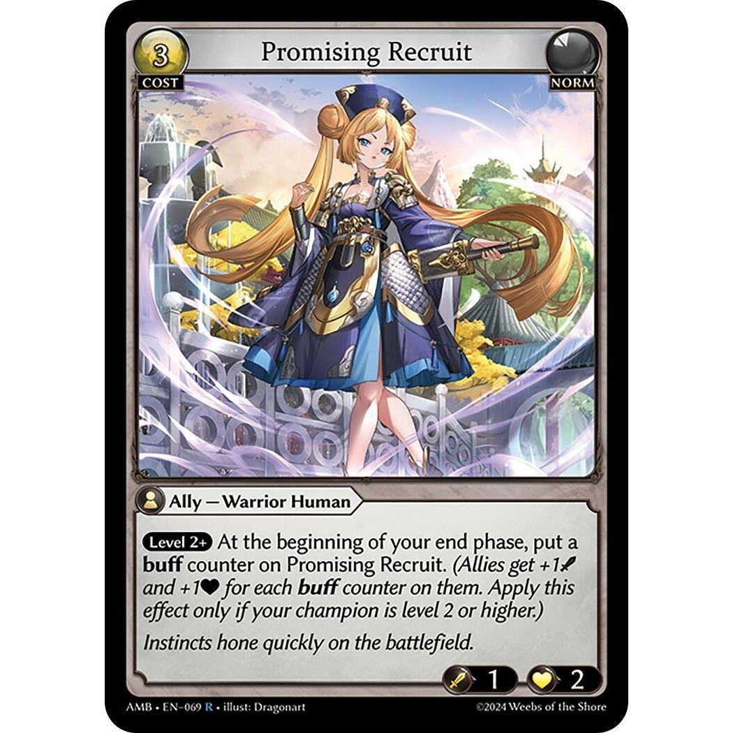 Image for Promising Recruit (069) (Mortal Ambition) - Grand Archive TCG